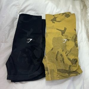 Gymshark camo shorts